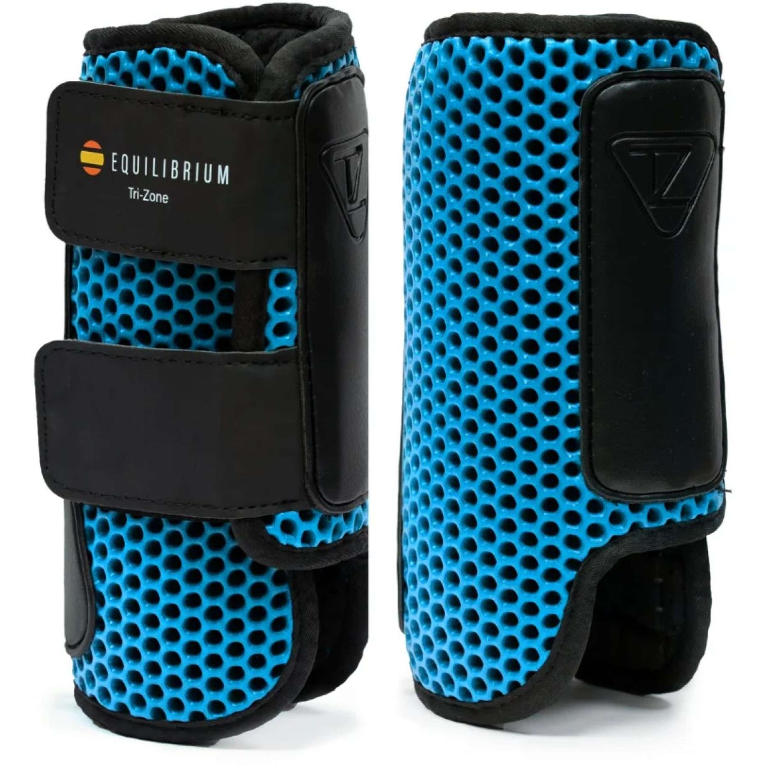 Equilibrium Beenbeschermers Tri-Zone Impact Sports Voor Azure Blue