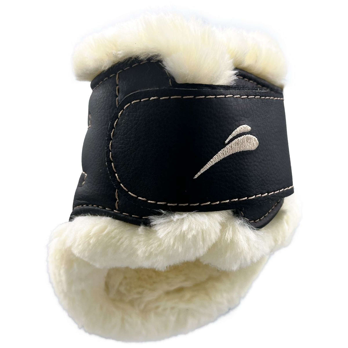 eQuick Strijklappen Glam Velcro Fluffy Zwart