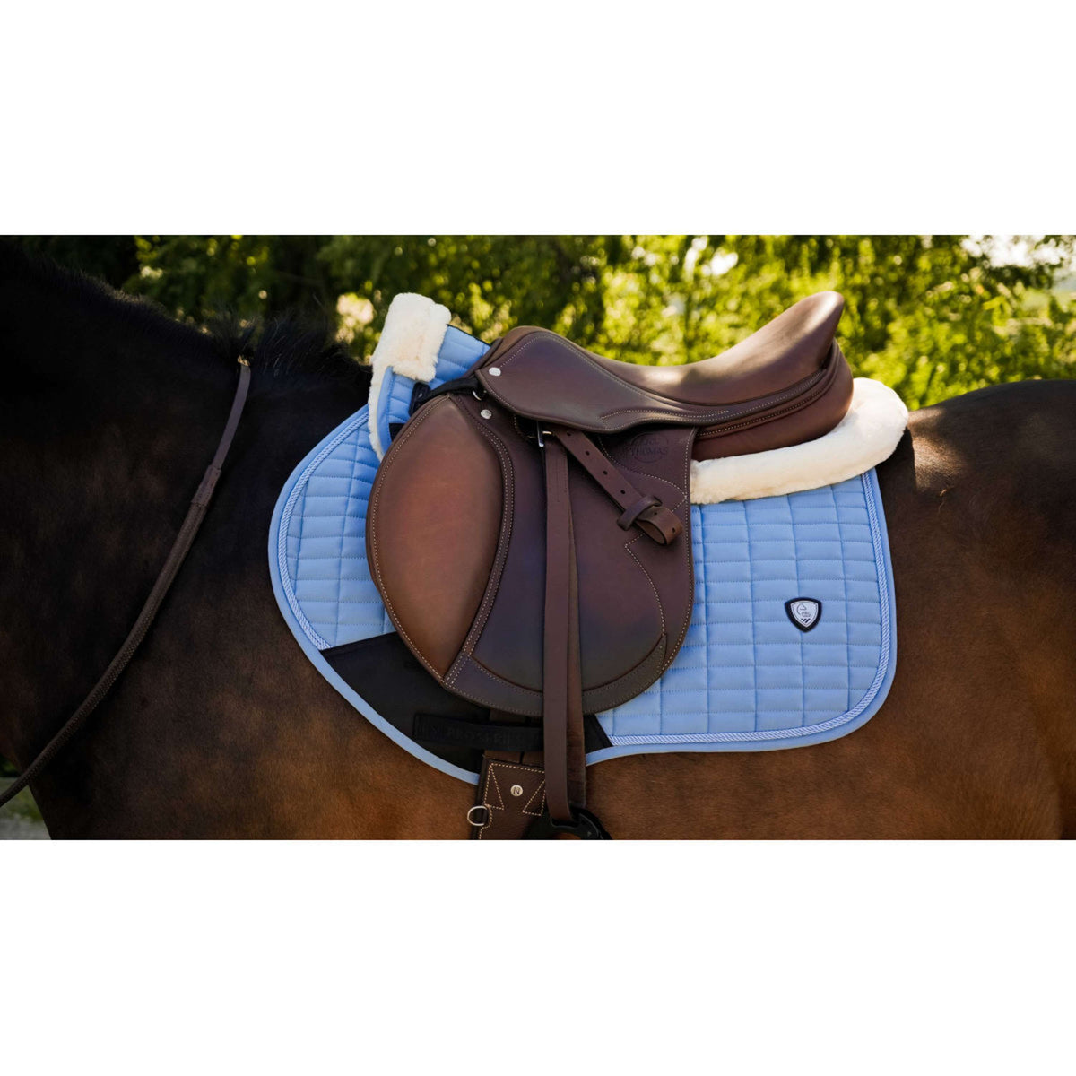 Ekkia Zadelonderlegger PRO Combo Master Blauw