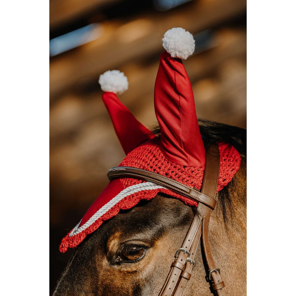 EQUITHÈME Oornetje Kerst Rood
