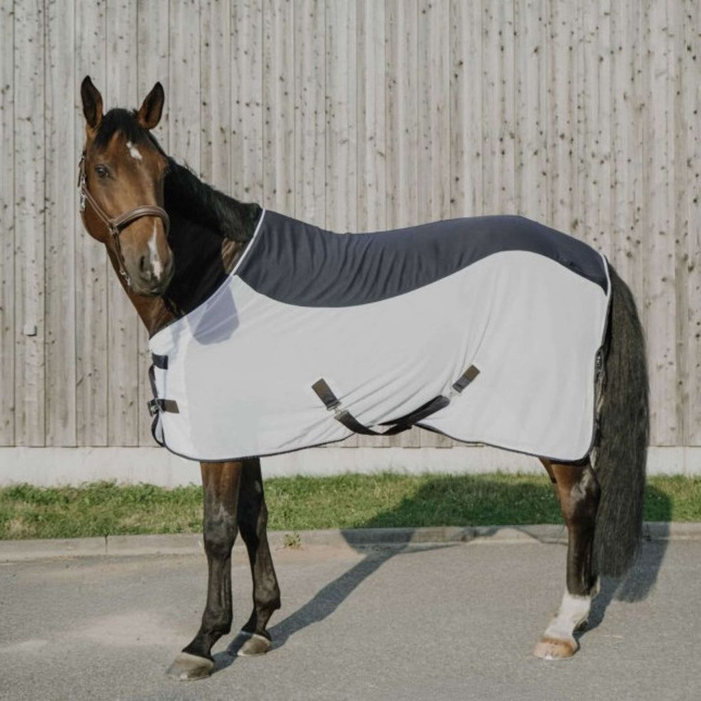 EQUITHÈME Vliegendeken Flycool Standard Navy/Wit