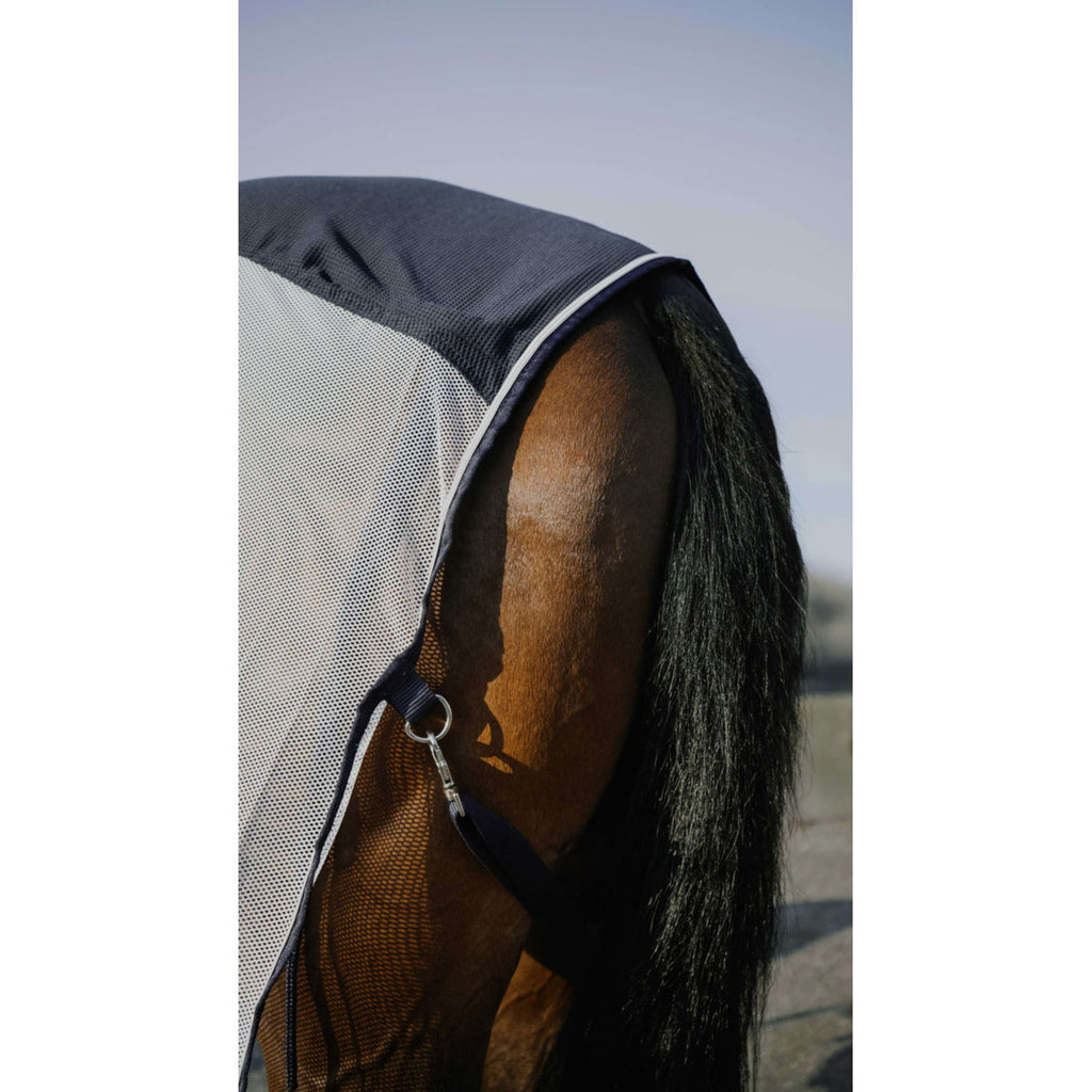 EQUITHÈME Vliegendeken Flycool Standard Navy/Wit