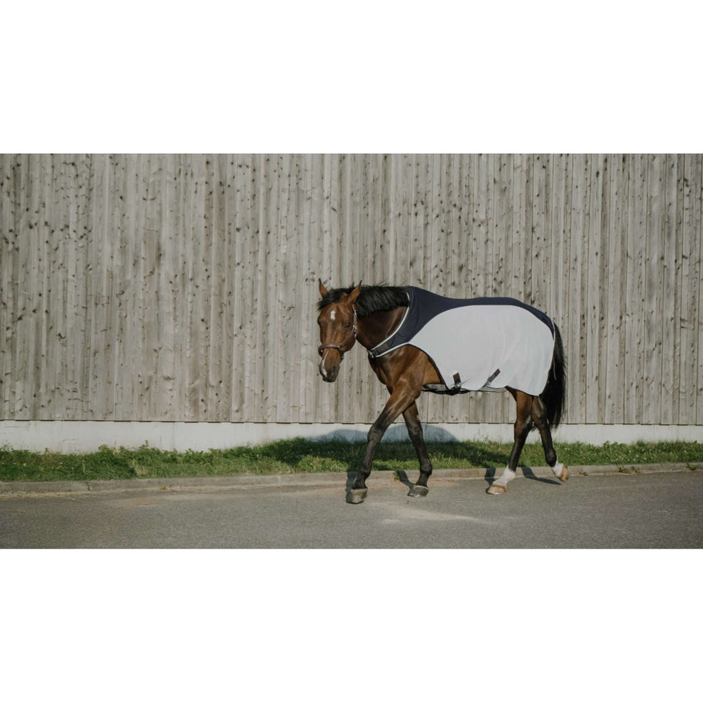 EQUITHÈME Stapmolen Deken Flycool Navy/Wit