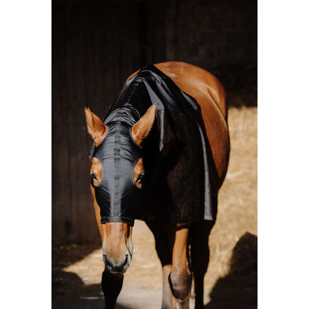 EQUITHÈME Nek Beschermer Lycra/Mesh Zwart