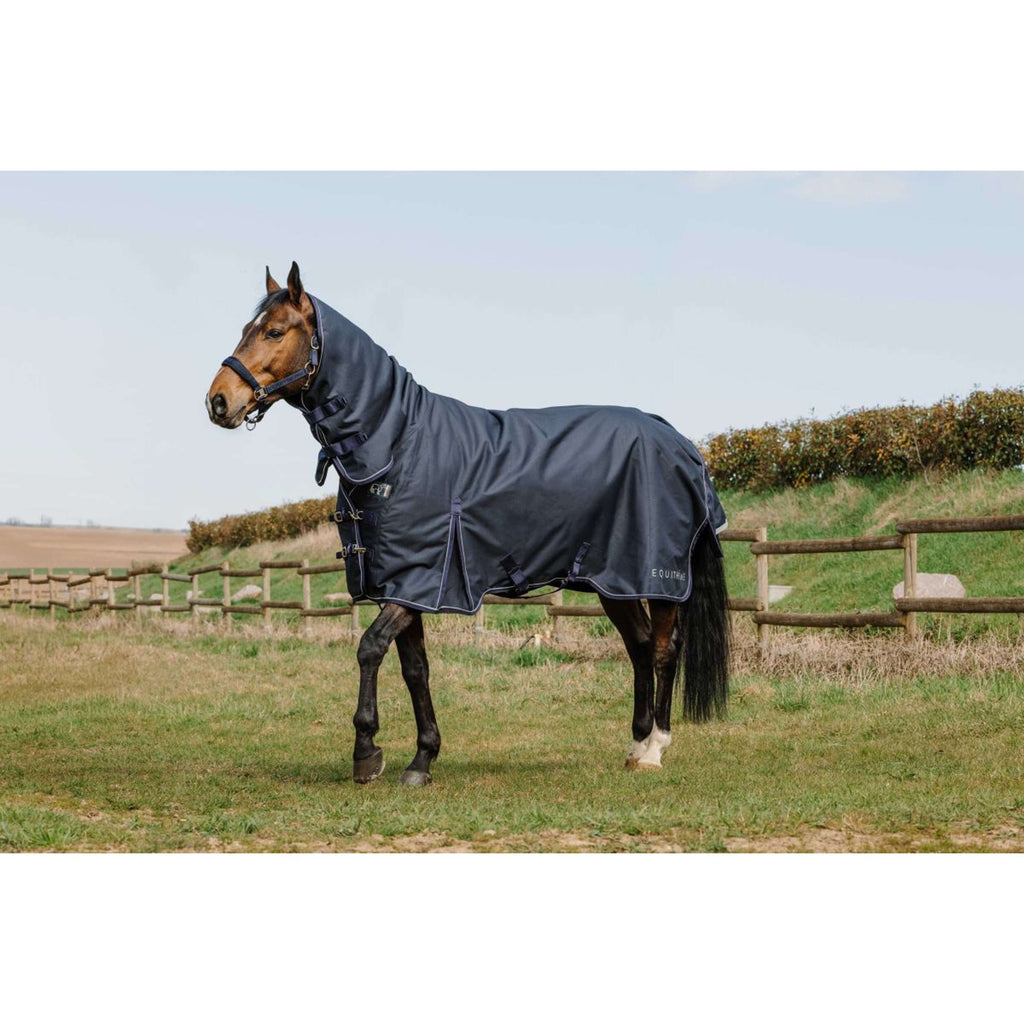 EQUITHÈME Outdoordeken Anatomic Combi 1200D 50g Navy