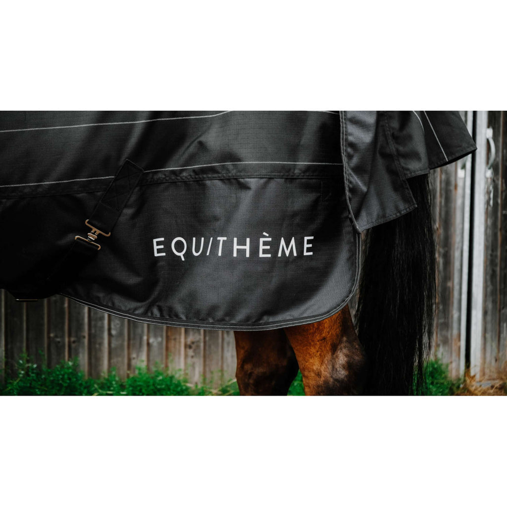 EQUITHÈME Regendeken Lumin 600D 50g Zwart