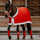 EQUITHÈME Zweetdeken Kerst Fleece Rood
