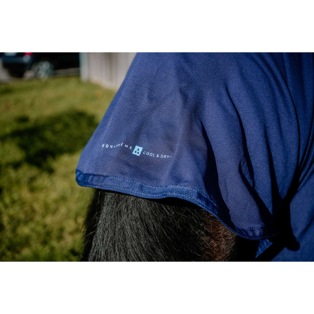 EQUITHÈME Koeldeken Cool& Dry Fresh Marineblauw