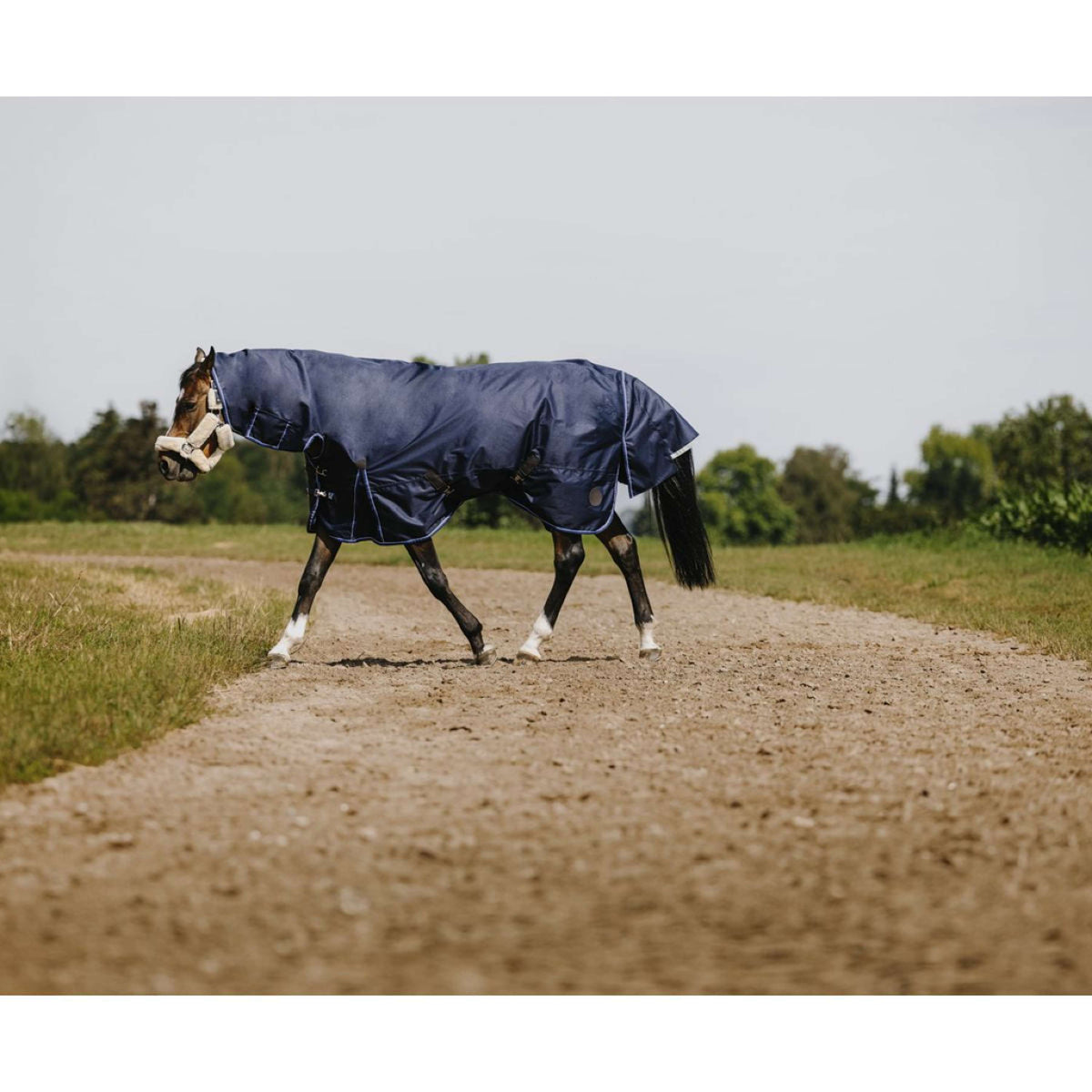 EQUITHÈME Outdoordeken Classic 1200D Combo 300g Navy