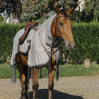 Riding World Vliegenuitrijdeken Mesh Grijs