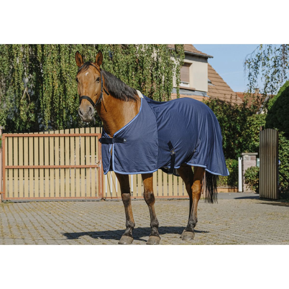 Riding World Deken Fine Mesh Navy