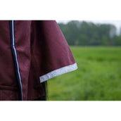 EQUITHÈME Outdoordeken 1200D 150g High Neck Burgundy