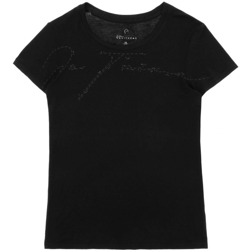 EQUITHÈME T-Shirt Tessie Kids Zwart