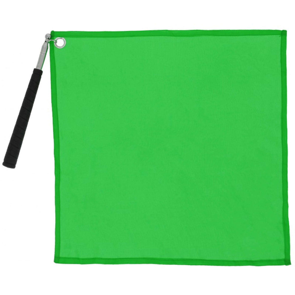 Hippotonic Trainingsstok Ethologisch met Vlag Groen.