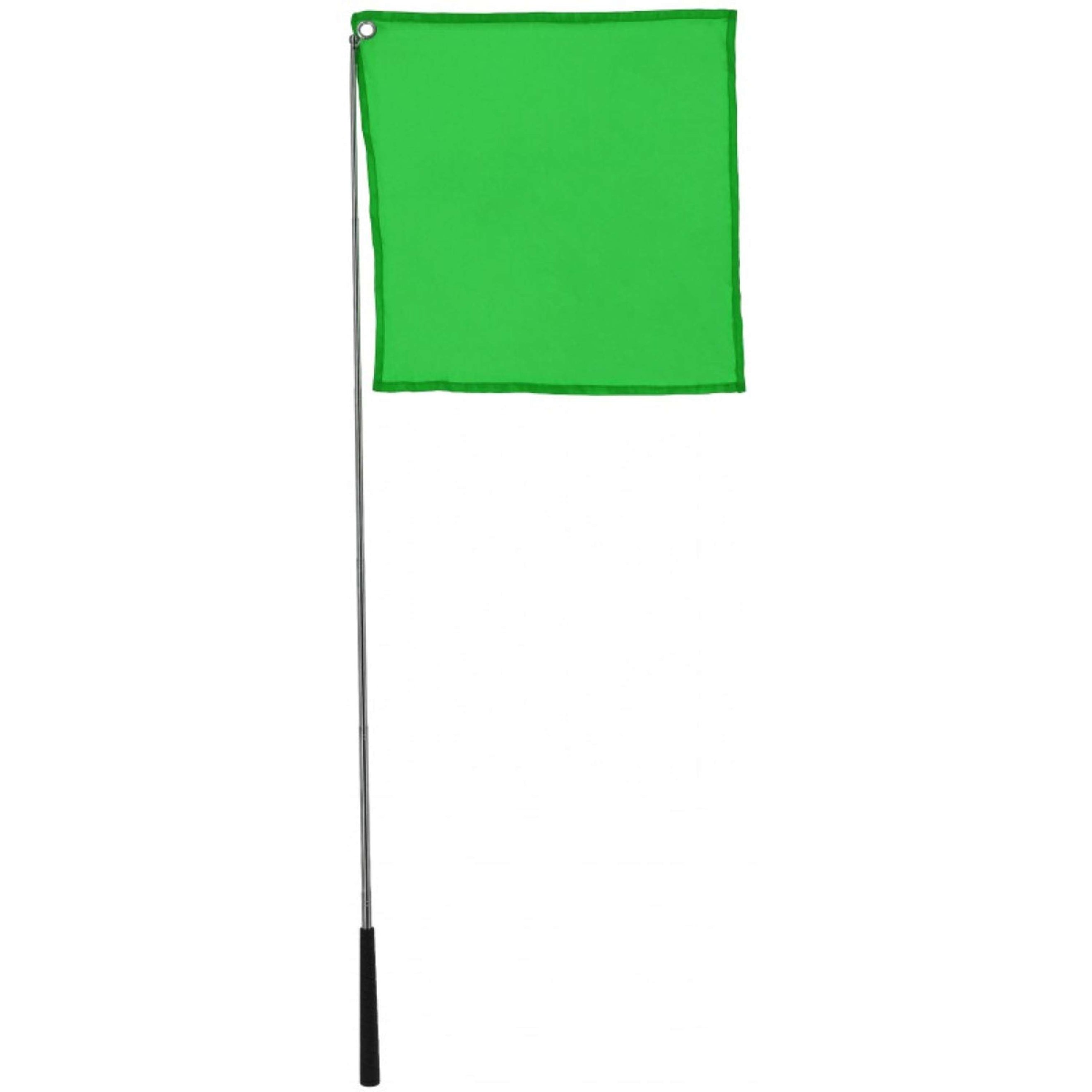 Hippotonic Trainingsstok Ethologisch met Vlag Groen