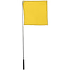 Hippotonic Trainingsstok Ethologisch met Vlag Geel.
