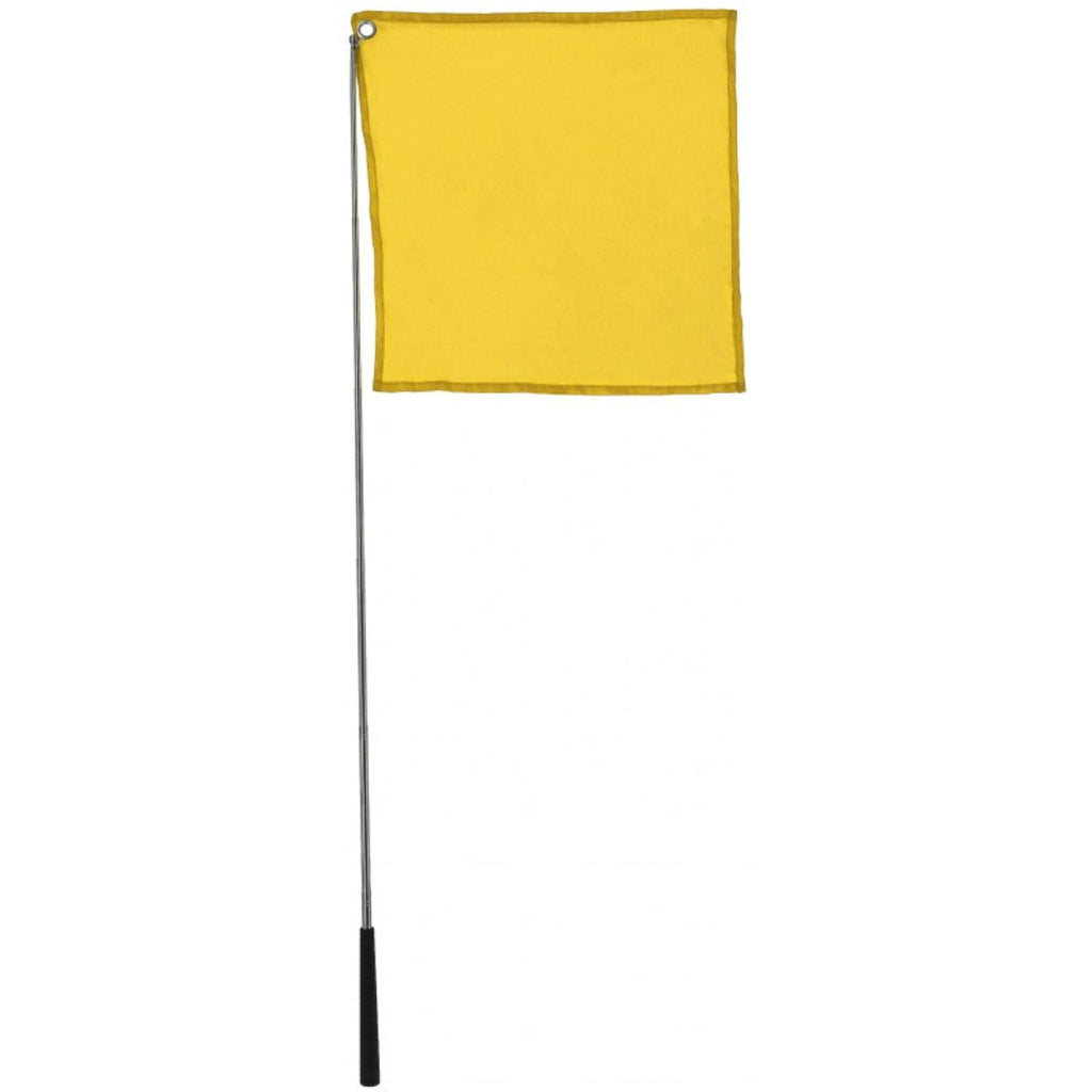 Hippotonic Trainingsstok Ethologisch met Vlag Geel.