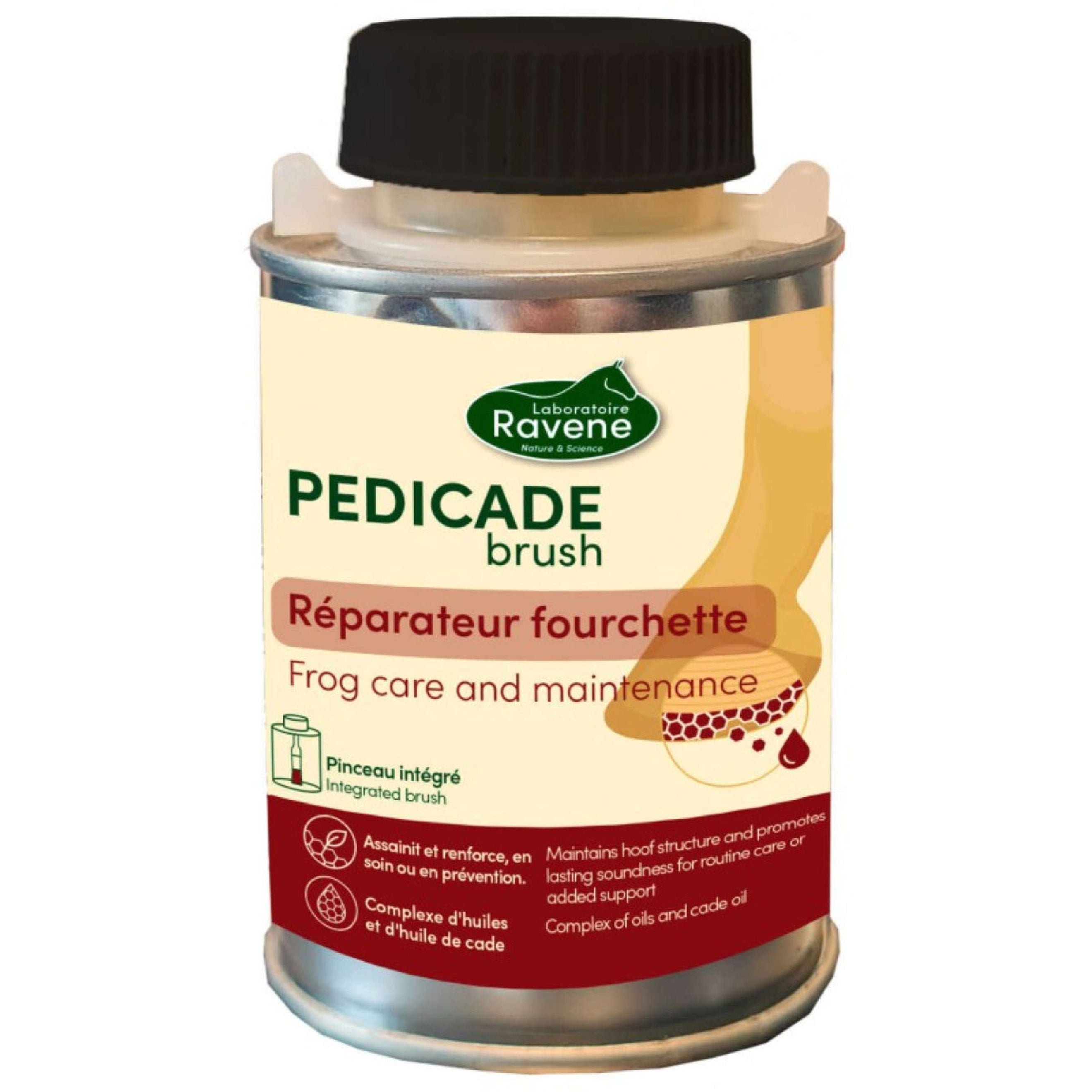 Ravene Pedicade Brush voor Paardenhoeven