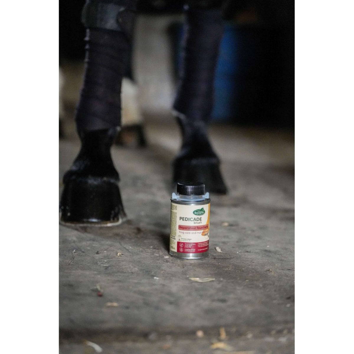 Ravene Pedicade Brush voor Paardenhoeven.