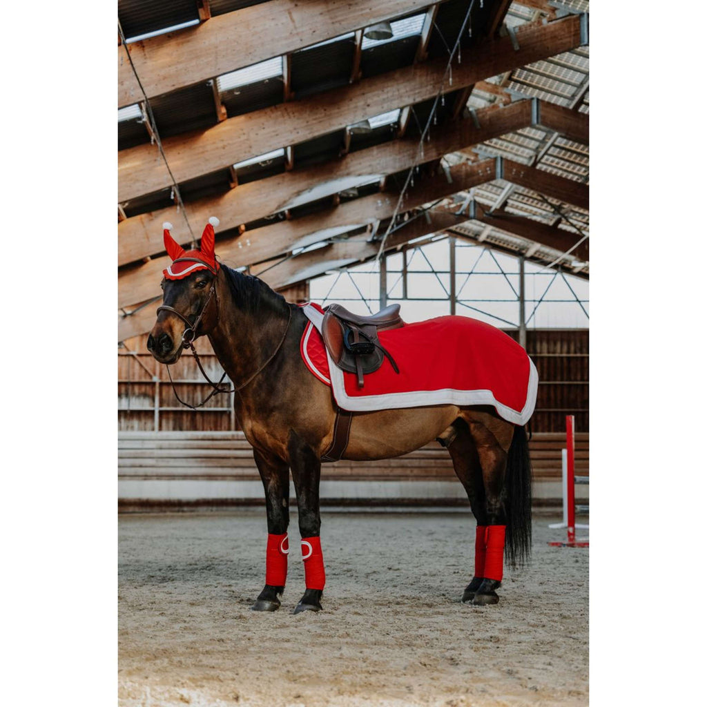EQUITHÈME Oornetje Kerst Rood