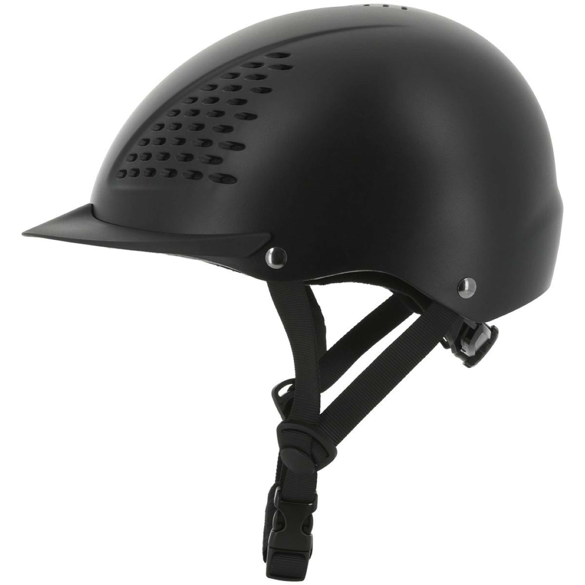 Riding World Cap Windy Mat Zwart