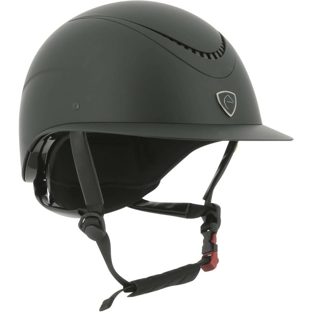 EQUITHÈME Cap Wings Mips Mat Zwart
