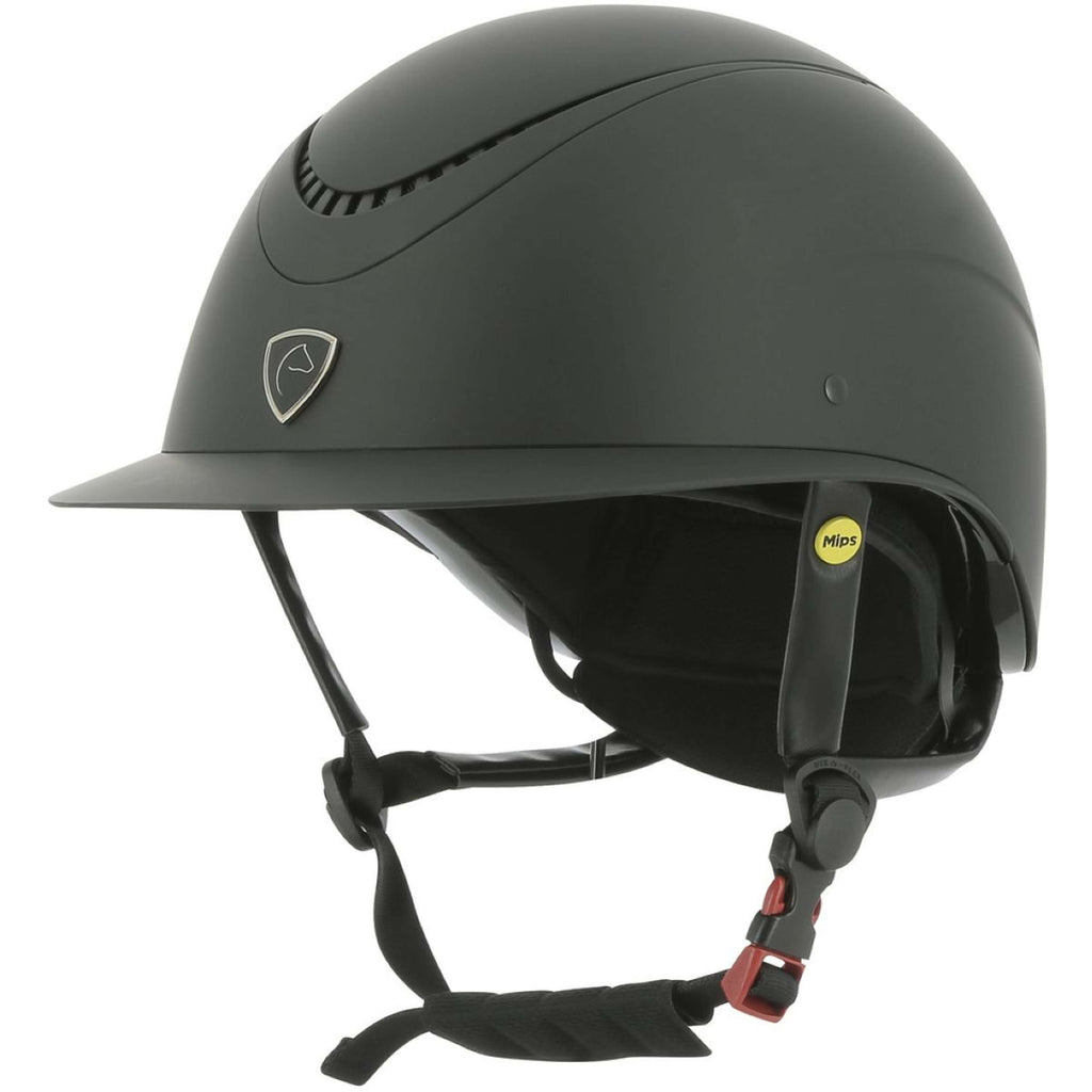 EQUITHÈME Cap Wings Mips Mat Zwart