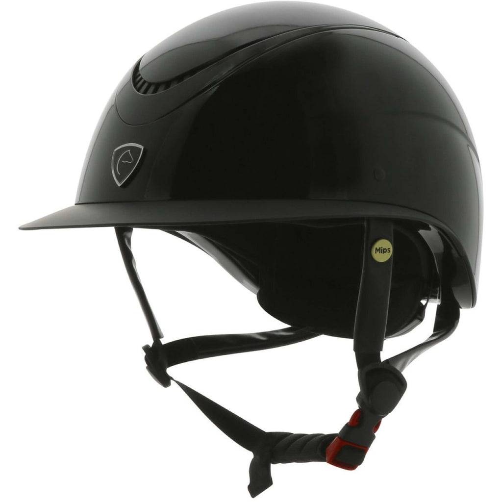 EQUITHÈME Cap Wings Mips Zwart Shiny