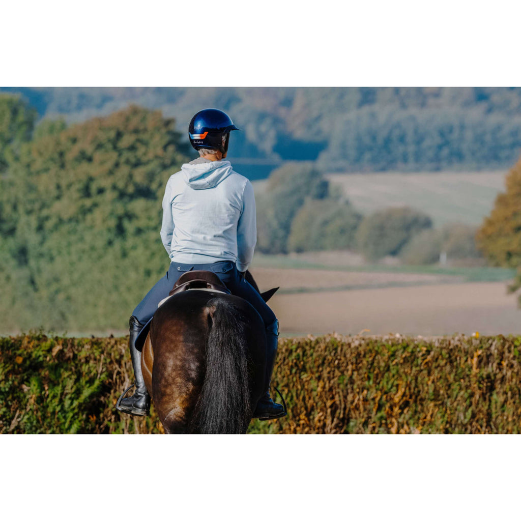 EQUITHÈME Hoodie Axel Unisex Blauw/Lichtblauw