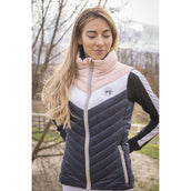 Pénélope Bodywarmer Camelia Navy/Roze