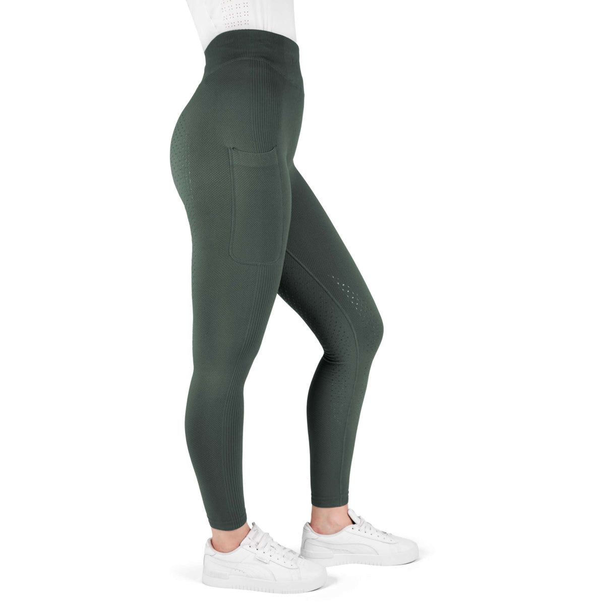 EQUITHÈME Rijlegging Acacia Full Grip Khaki