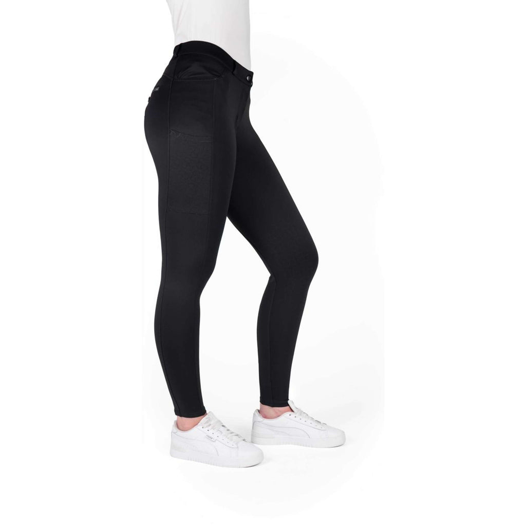EQUITHÈME Rijbroek Capucine Knie Grip Zwart