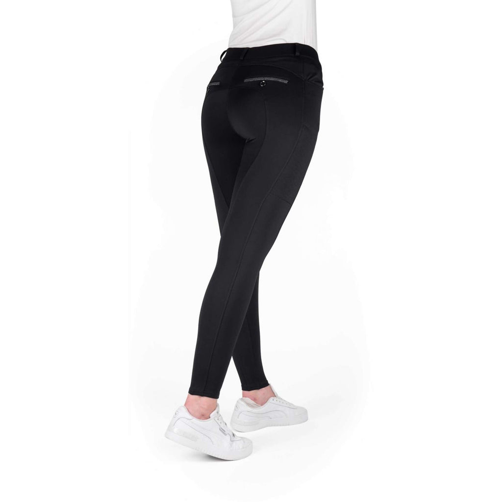 EQUITHÈME Rijbroek Capucine Knie Grip Zwart