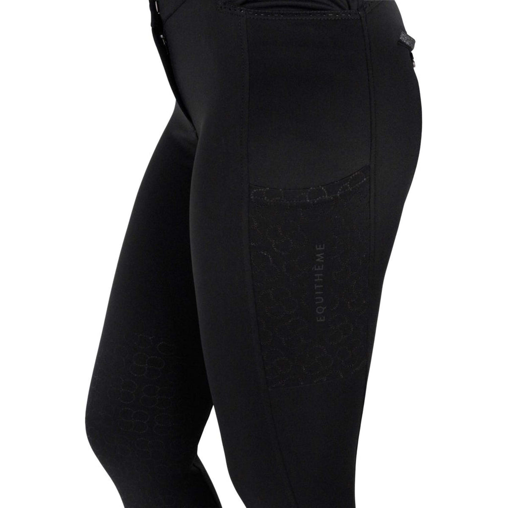 EQUITHÈME Rijbroek Capucine Knie Grip Zwart