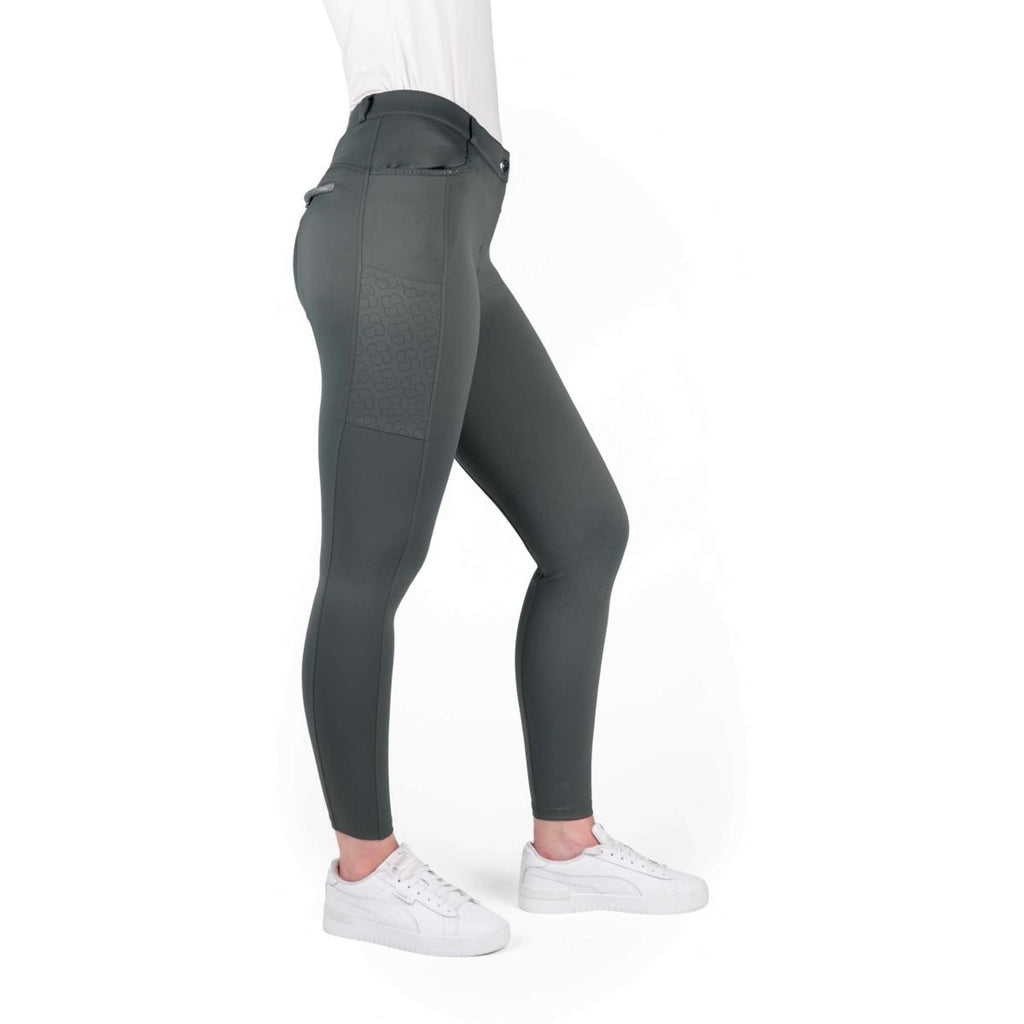 EQUITHÈME Rijbroek Capucine Knie Grip Grijs