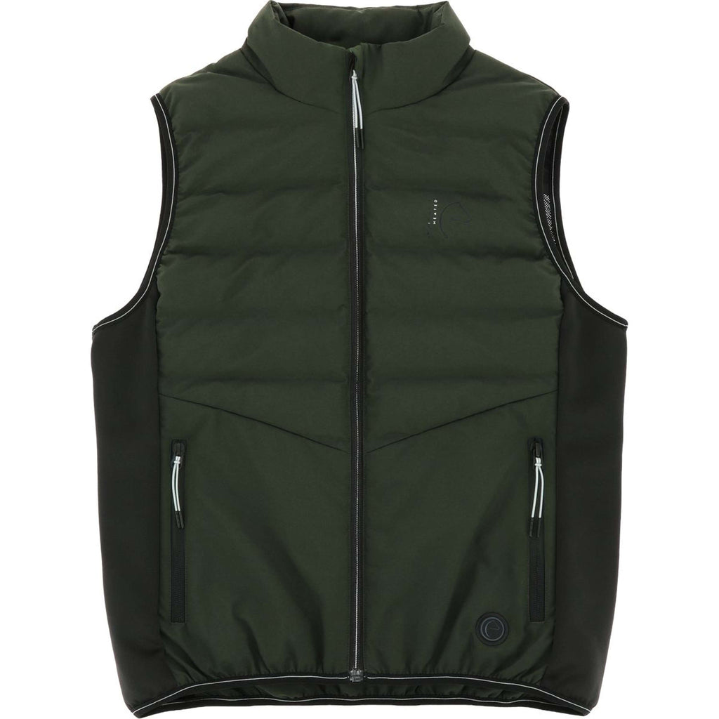 EQUITHÈME Verwarmde Bodywarmer Sasha Kaki