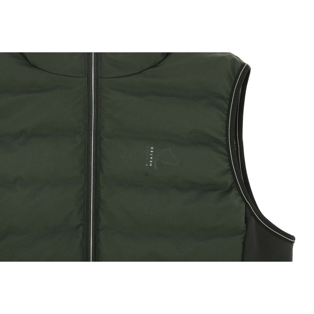 EQUITHÈME Verwarmde Bodywarmer Sasha Kaki