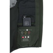 EQUITHÈME Verwarmde Bodywarmer Sasha Kaki