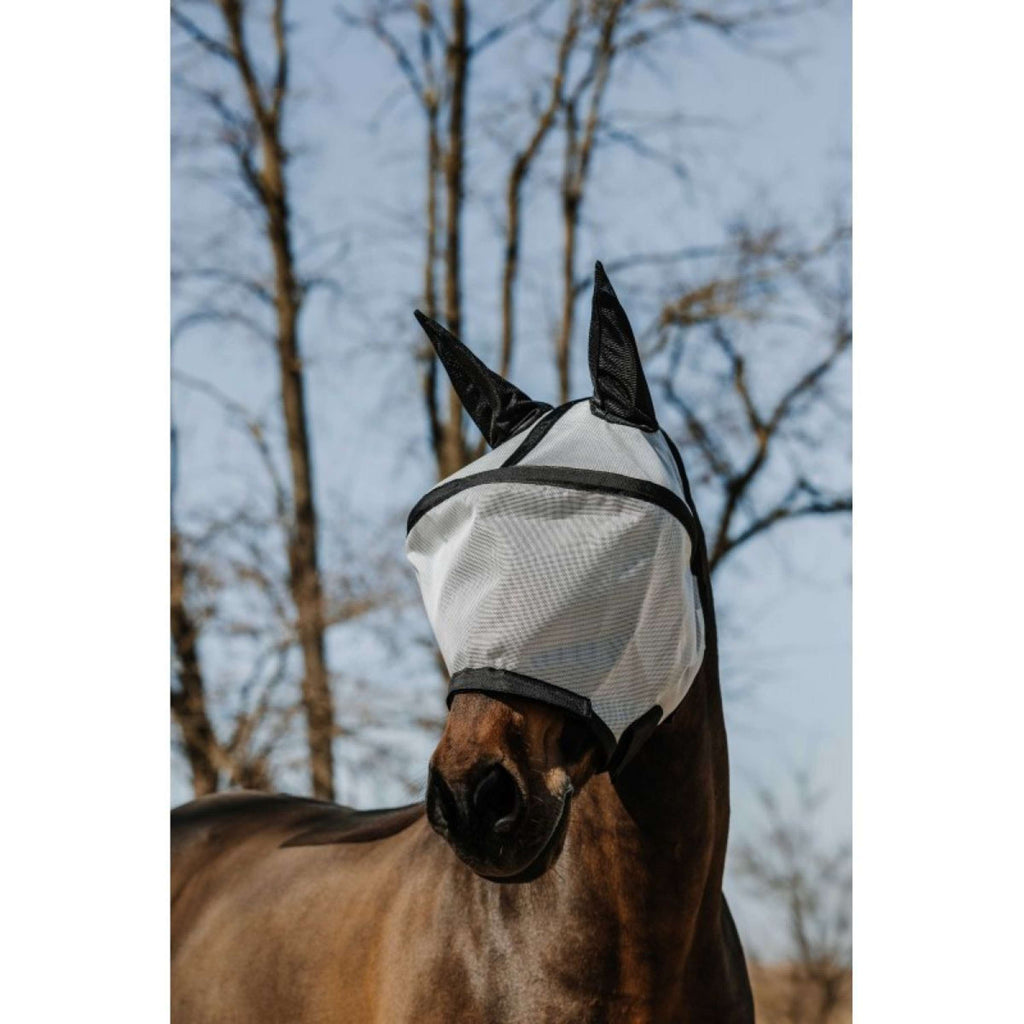 EQUITHÈME Vliegenmasker Protec met UV-Bescherming Zilver