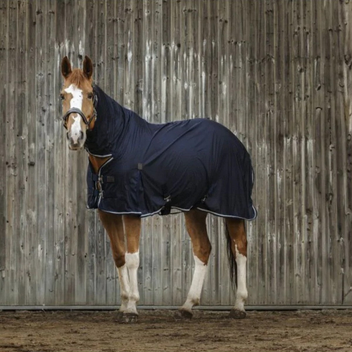 EQUITHÈME Vliegendeken Combo Micro Mesh Navy