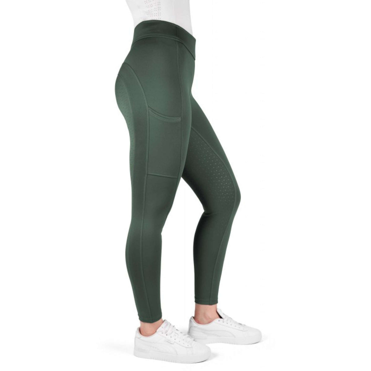 EQUITHÈME Rijlegging Birdy Full Grip Khaki