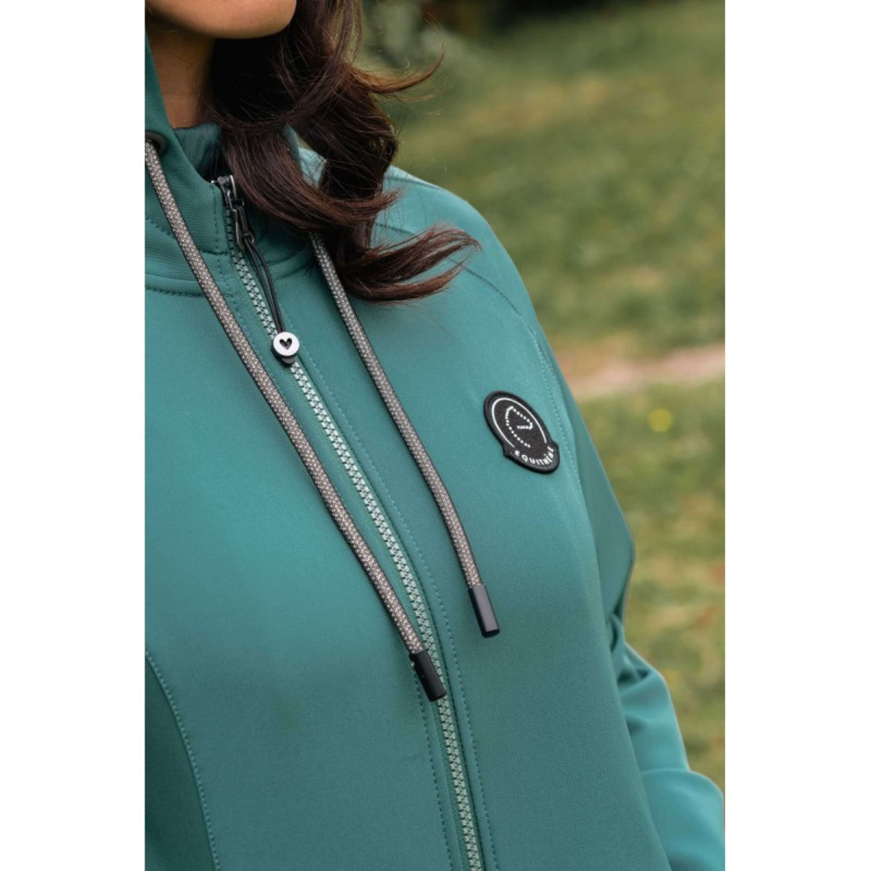 EQUITHÈME Softshell Jas Victoria Eendenblauw
