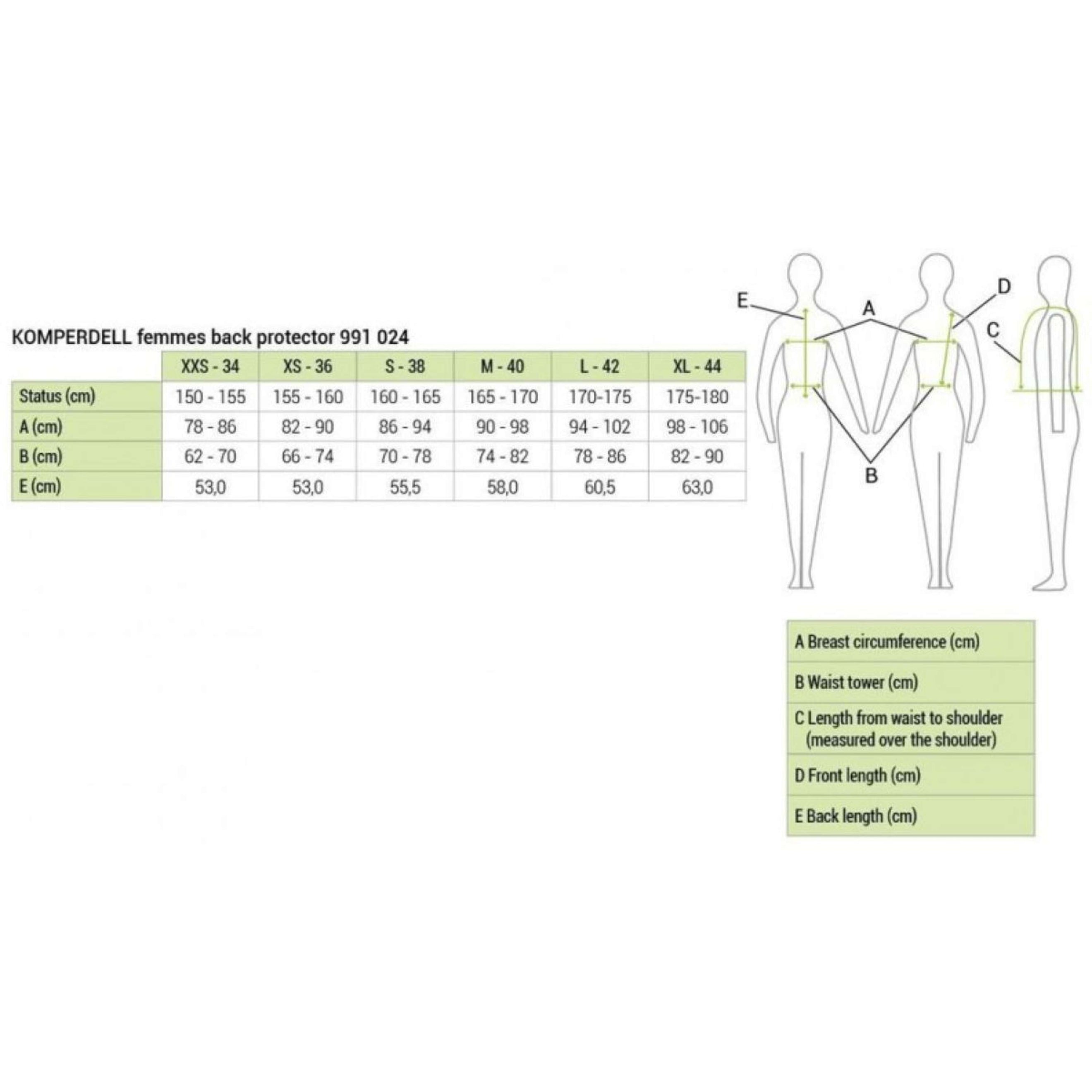 Komperdell Rugprotector Flexfit Slim Zwart/Bordeaux Komperdell Rugprotector Flexfit Slim Zwart/Bordeaux