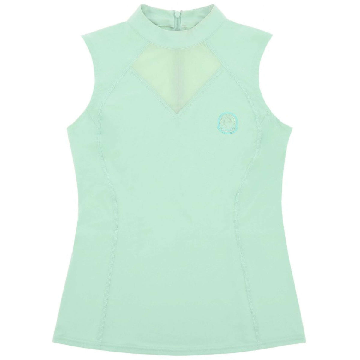 EQUITHÈME Shirt Carla Mouwloos Mint/Groen