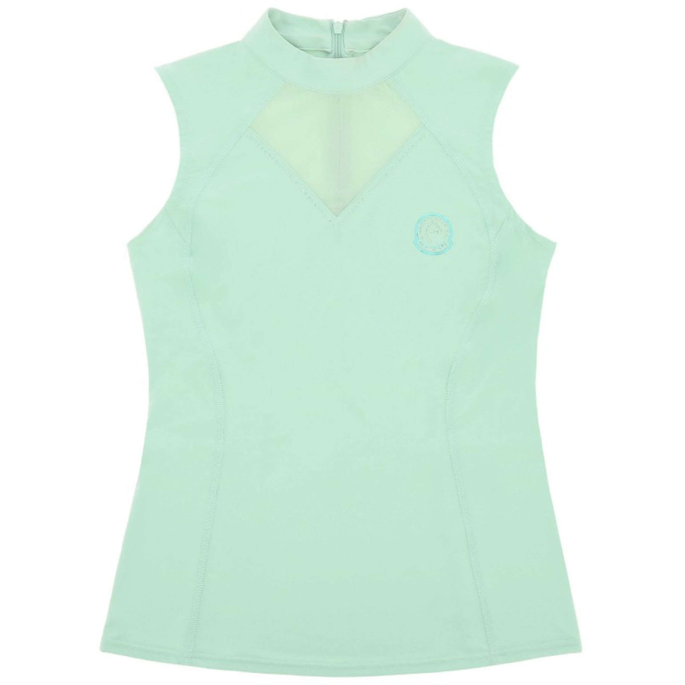 EQUITHÈME Shirt Carla Mouwloos Mint/Groen