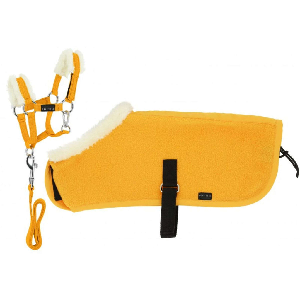 EQUITHÈME Pony Academy Showdeken Set Mini Geel