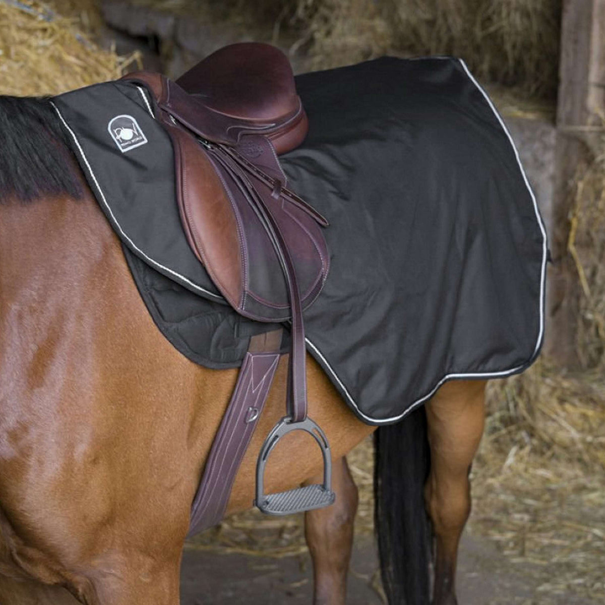 Riding World Uitrijdeken Waterdicht Zwart