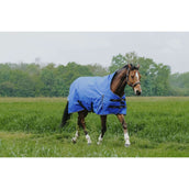 EQUITHÈME Outdoordeken Tyrex 1200D 50g Aisance High Neck Royal Blue