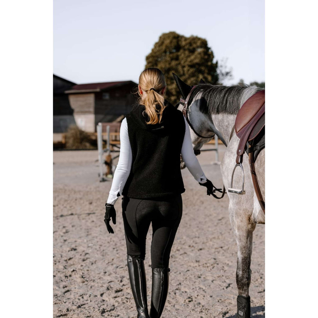 EQUITHÈME Verwarmde Bodywarmer Valery Zwart