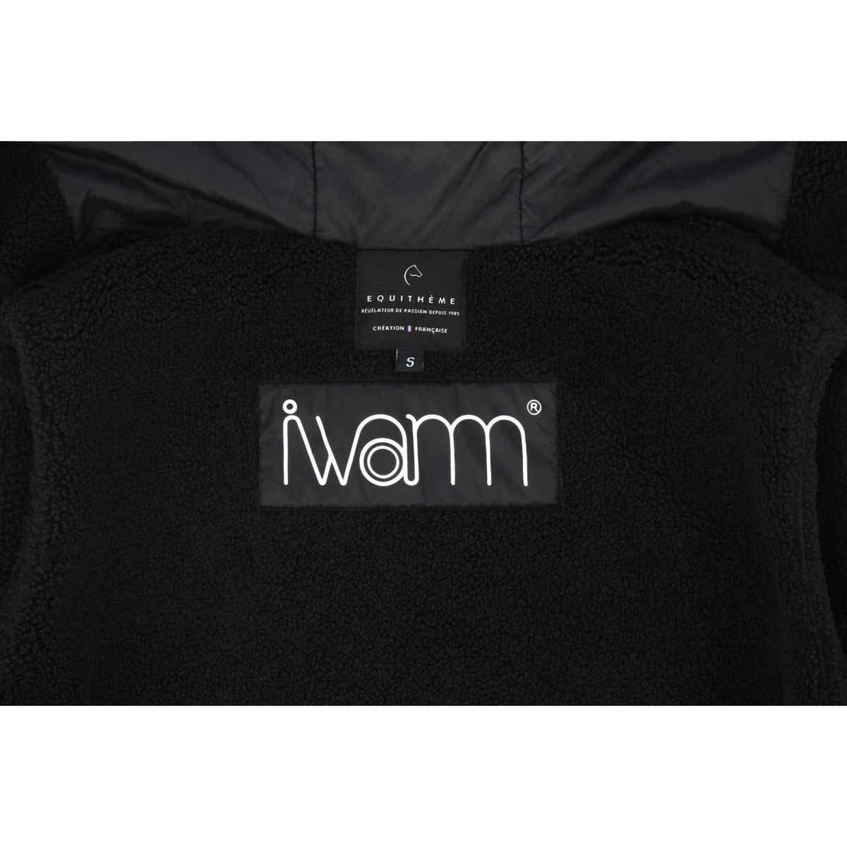 EQUITHÈME Verwarmde Bodywarmer Valery Zwart
